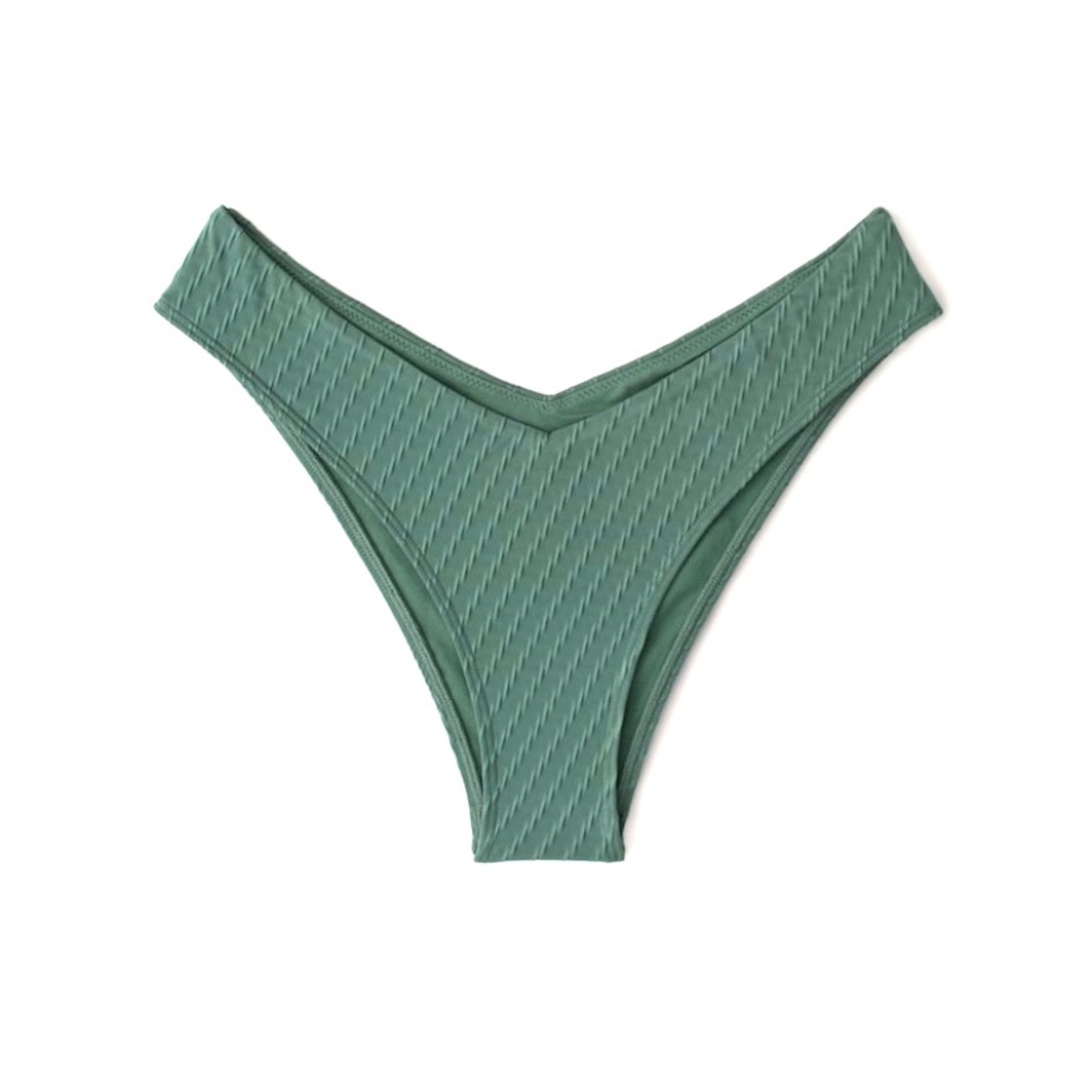 NWT Abercrombie high leg cheeky swim bottoms